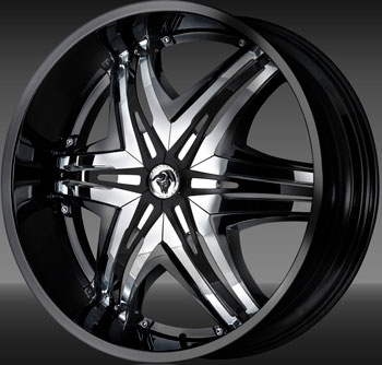 DIABLO ELITE BLACK SUV Black/Chrome Inserts