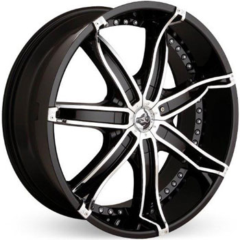 DIABLO DNA BLACK SUV Black/Chrome Inserts