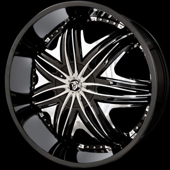 DIABLO MORPHEUS BLACK SUV Black/Chrome Inserts