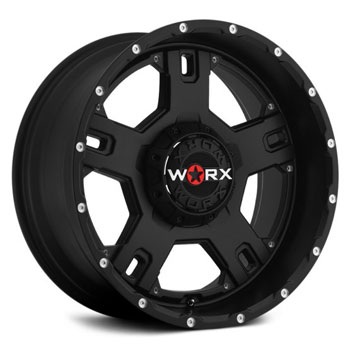 WORX 802 HAVOK SATIN BLACK Satin Black/Milled