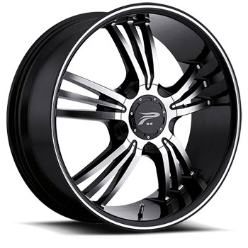 PLATINUM 122 WOLVERINE BLACK MACHINED Gloss Black/Machined