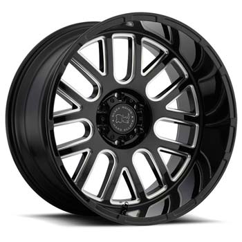 BLACK RHINO PISMO Gloss Black/Milled Spoke