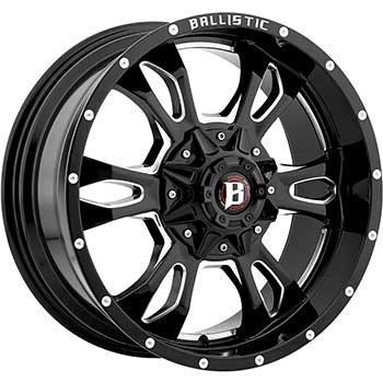 BALLISTIC 957 MACE GLOSS BLACK MILLED Gloss Black Milled