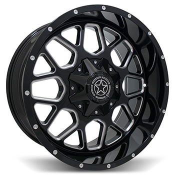 DWG OFFROAD DW14 BLACK Black/Milled