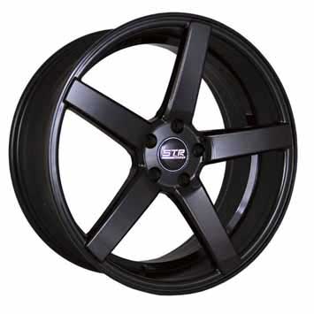 STR RACING STR 607 GLOSS BLACK Gloss Black