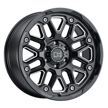 BLACK RHINO HOLLISTER Gloss Black/Milled Spoke