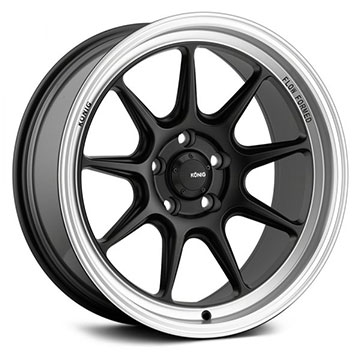 KONIG COUNTERGRAM BLACK Flow Formed - Matte Black